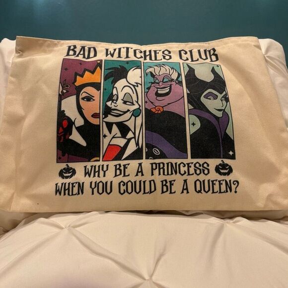 Disney’s Bad Witches Club Villains Large Capacity Tote Bag Beach Shopping Bag - Picture 3 of 4
